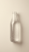 Hand-Blown Glass Water Bottle